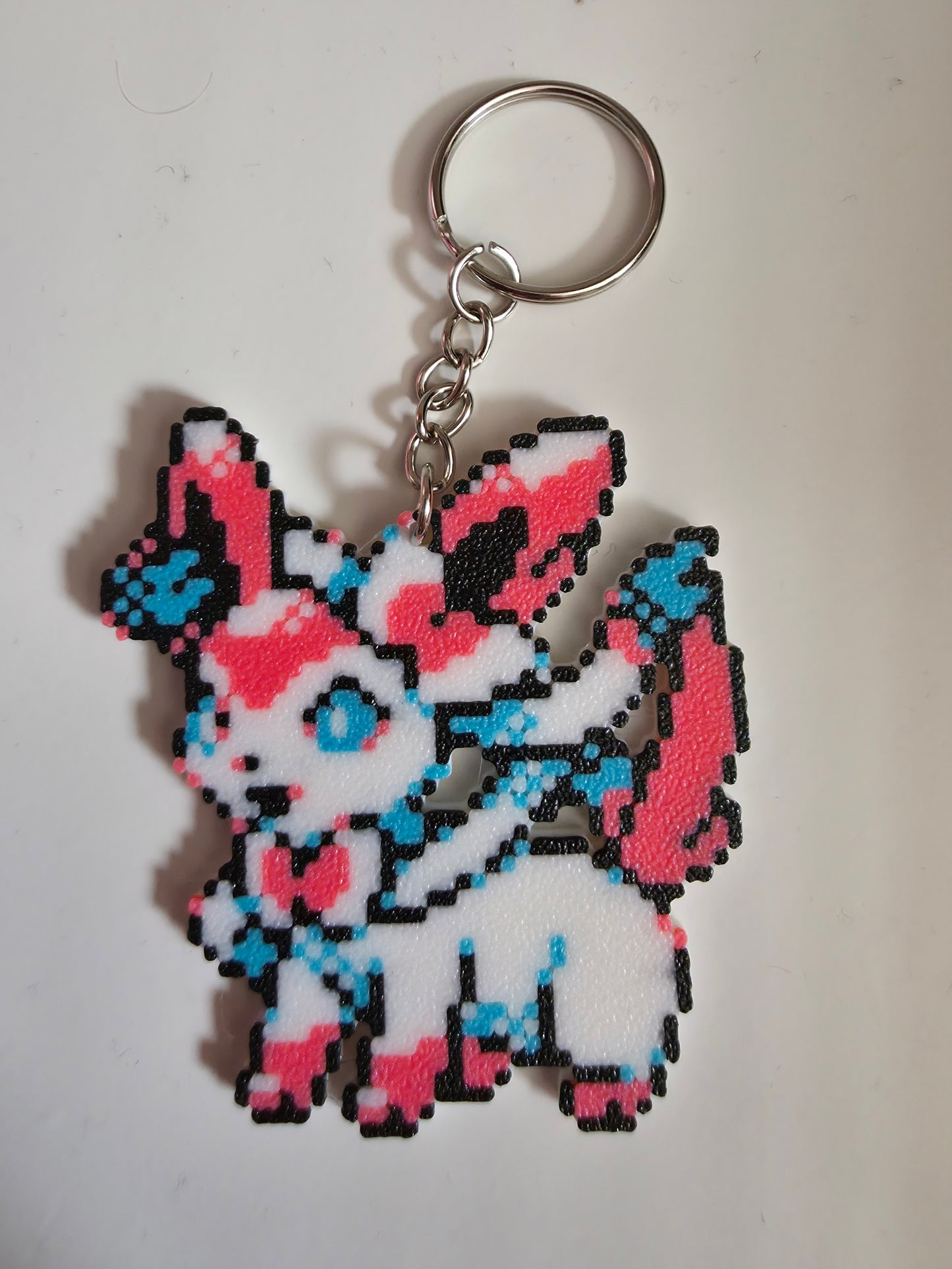 8 bit stylized Pokemon keyrings - Choose your favourites