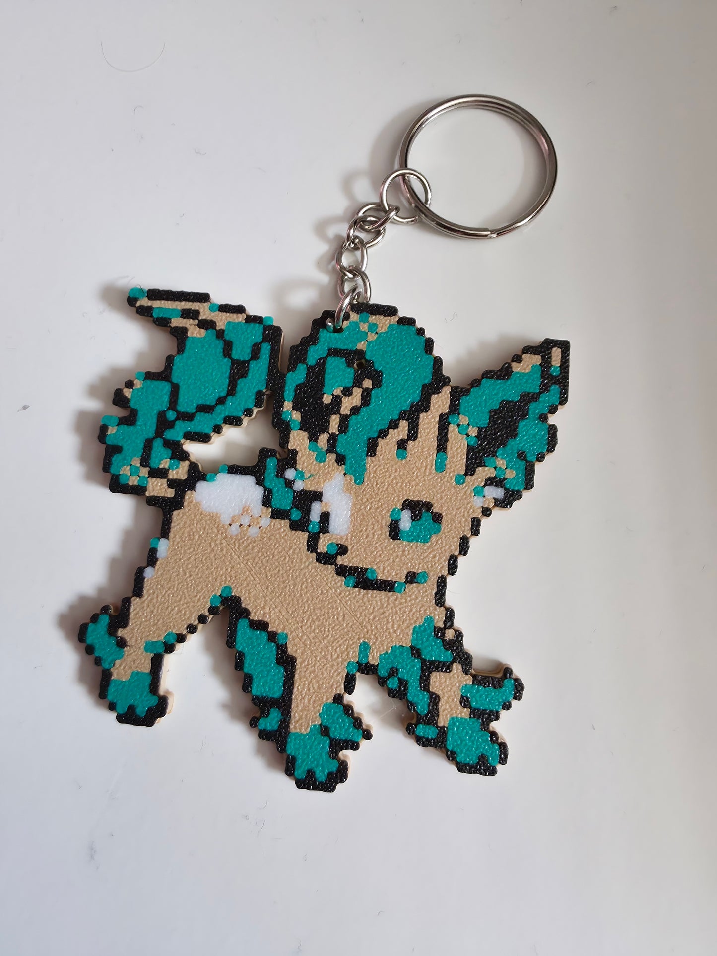 8 bit stylized Pokemon keyrings - Choose your favourites