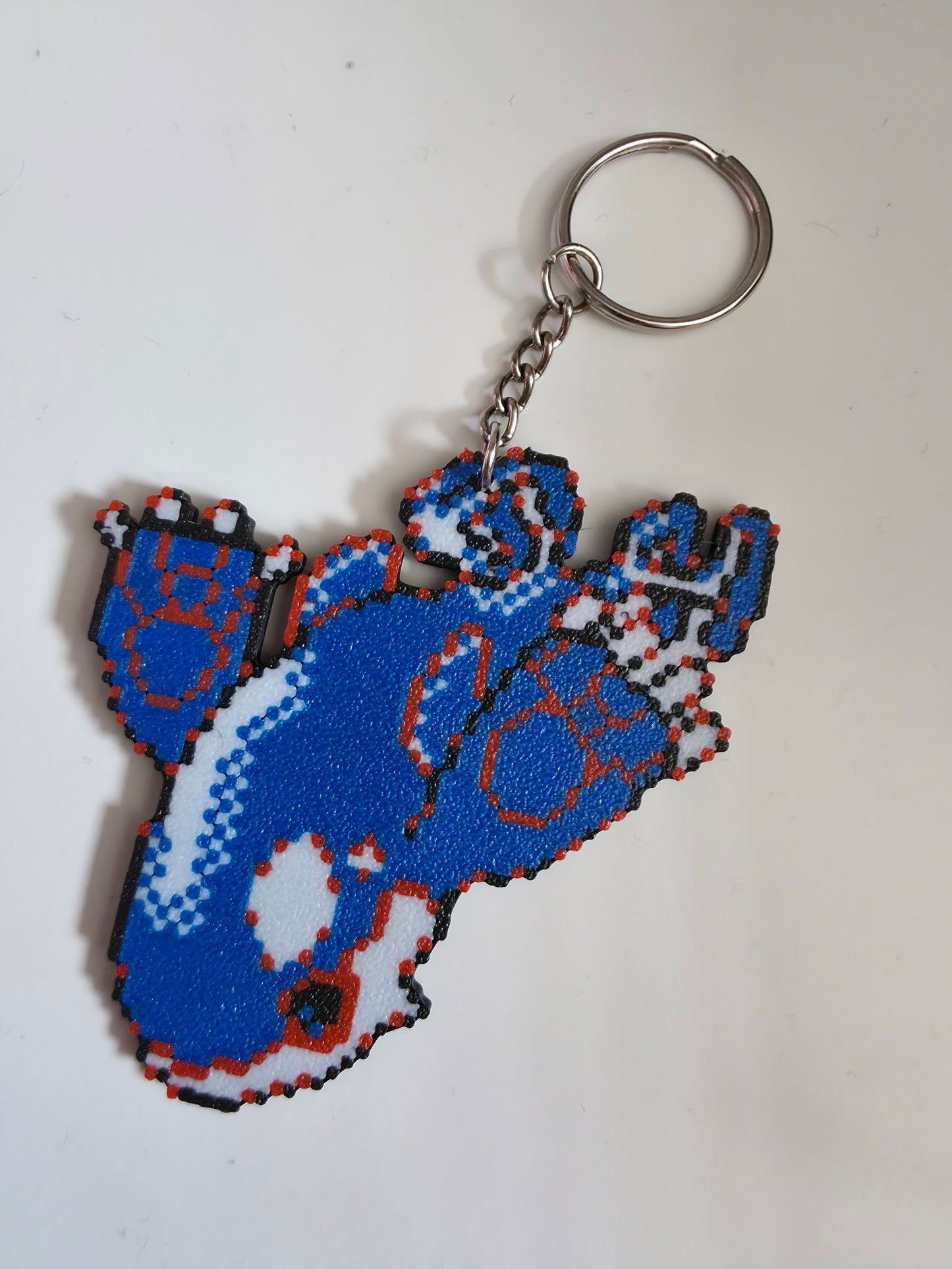 8 bit stylized Pokemon keyrings - Choose your favourites
