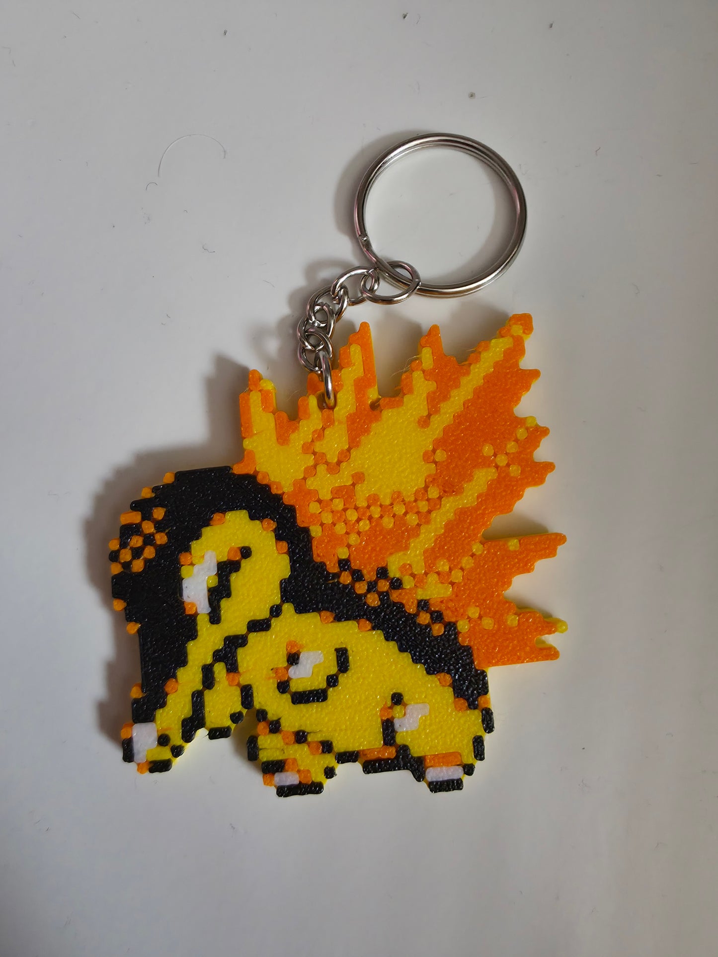 8 bit stylized Pokemon keyrings - Choose your favourites