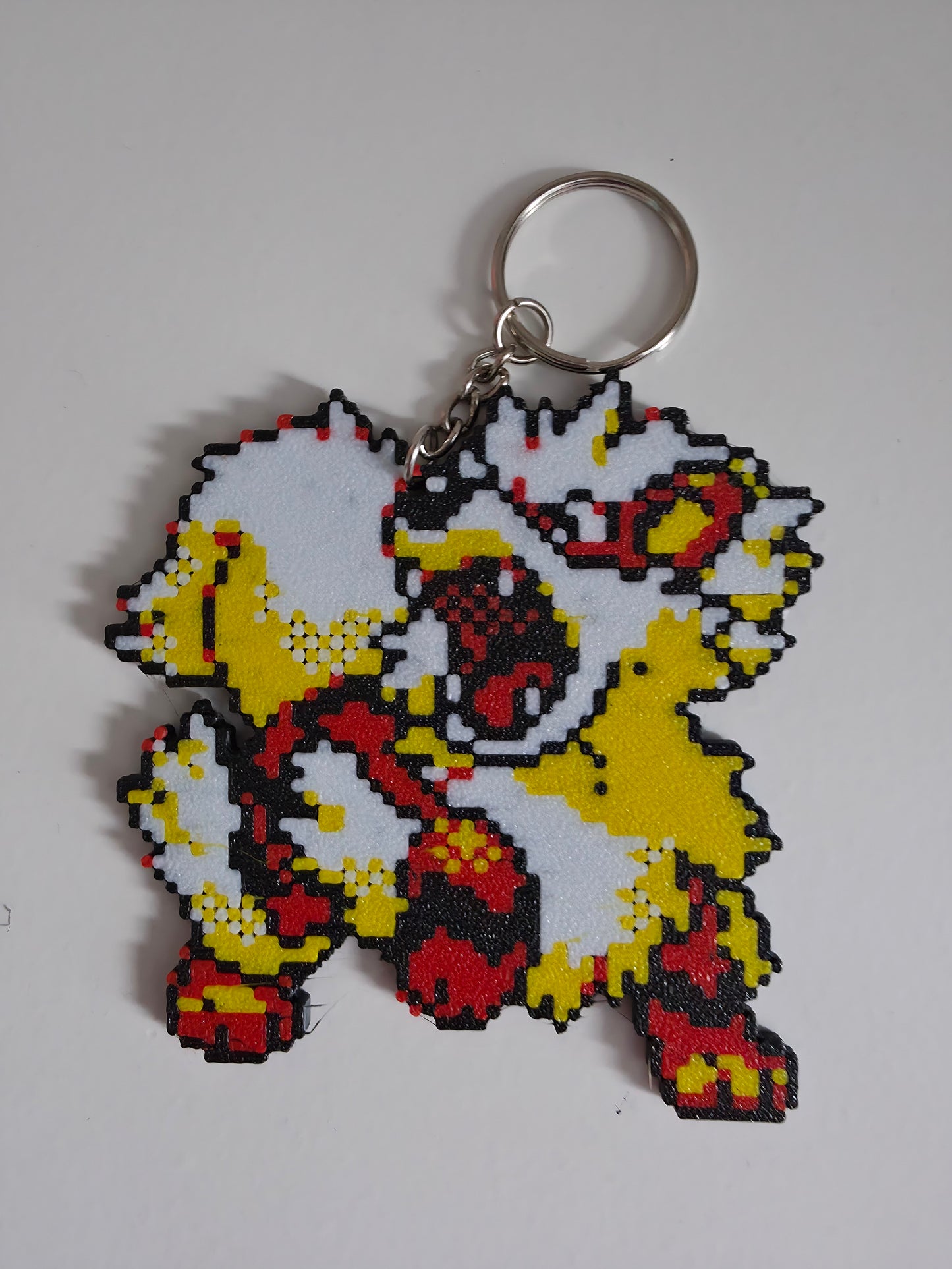 8 bit stylized Pokemon keyrings - Choose your favourites
