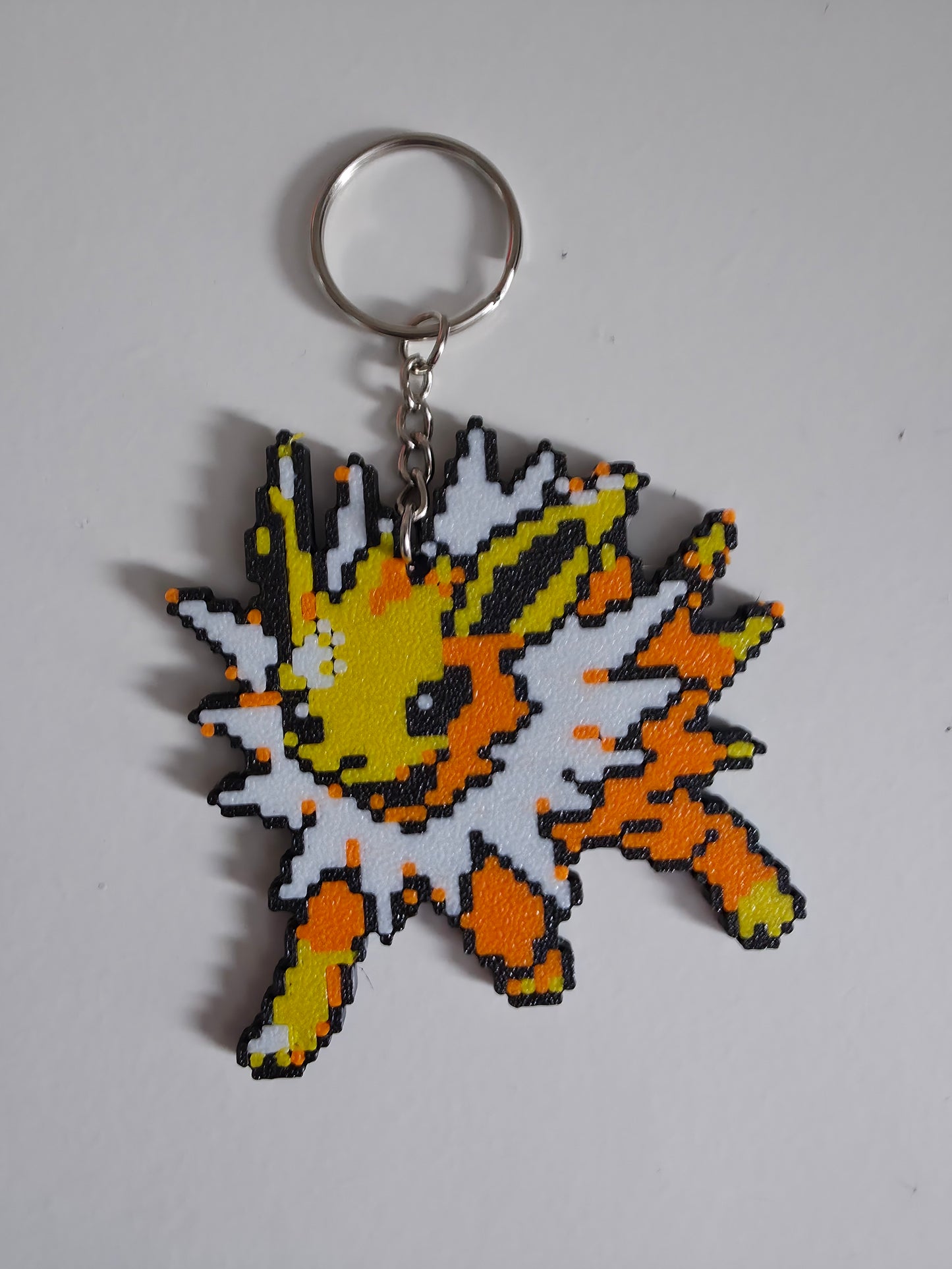 8 bit stylized Pokemon keyrings - Choose your favourites