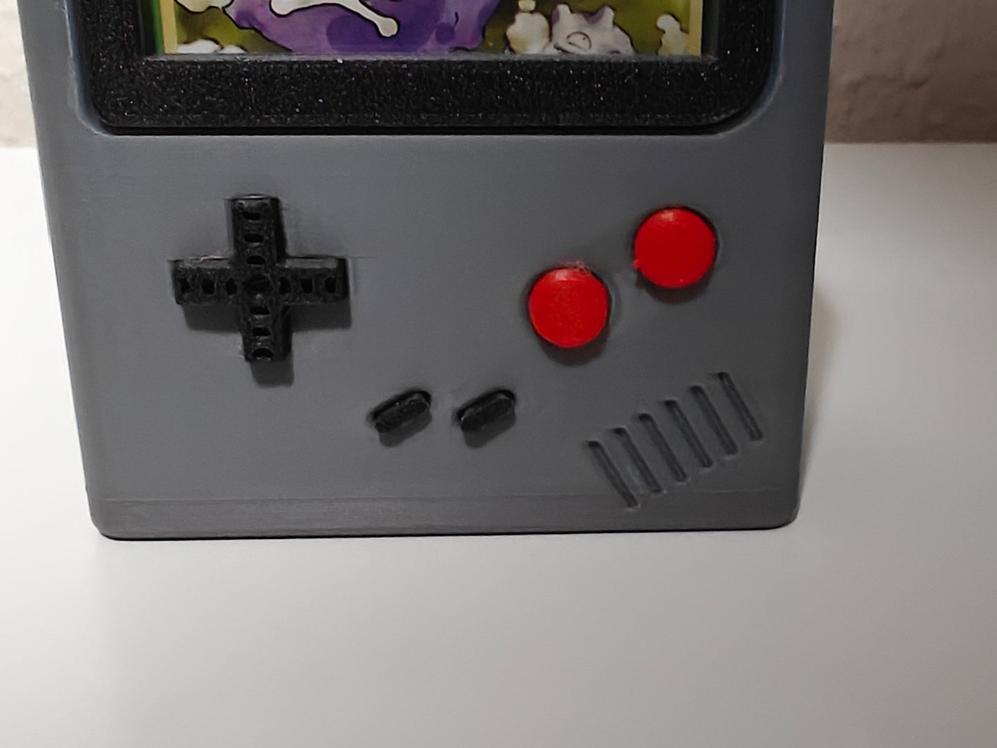 GAMEBOY STYLE TRADING CARD DECK BOX FULLY CUSTOMIZABLE HOLDS 80 CARDS