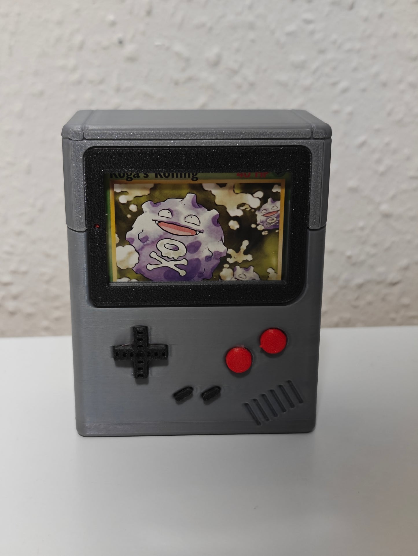 GAMEBOY STYLE TRADING CARD DECK BOX FULLY CUSTOMIZABLE HOLDS 80 CARDS