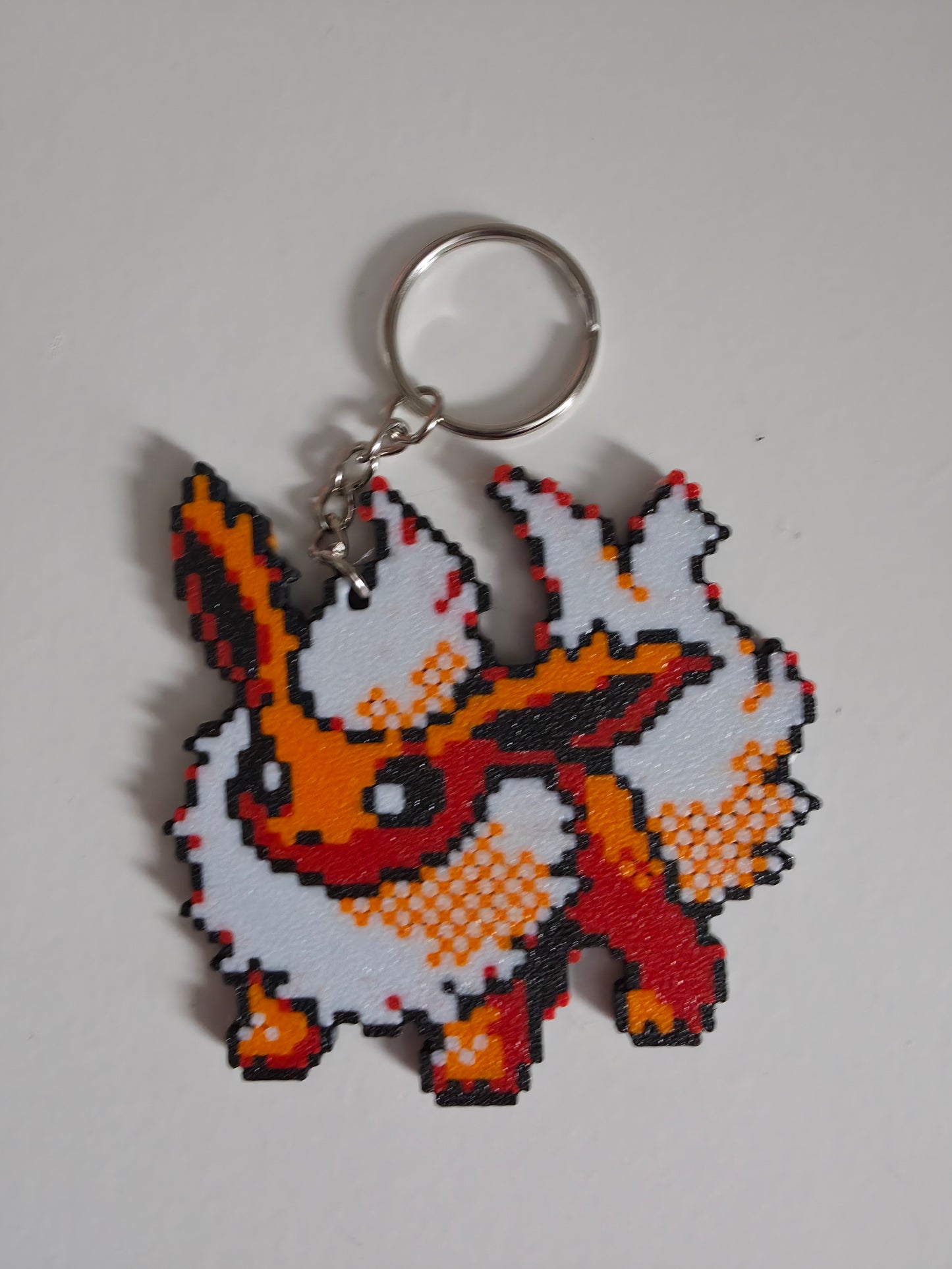 8 bit stylized Pokemon keyrings - Choose your favourites