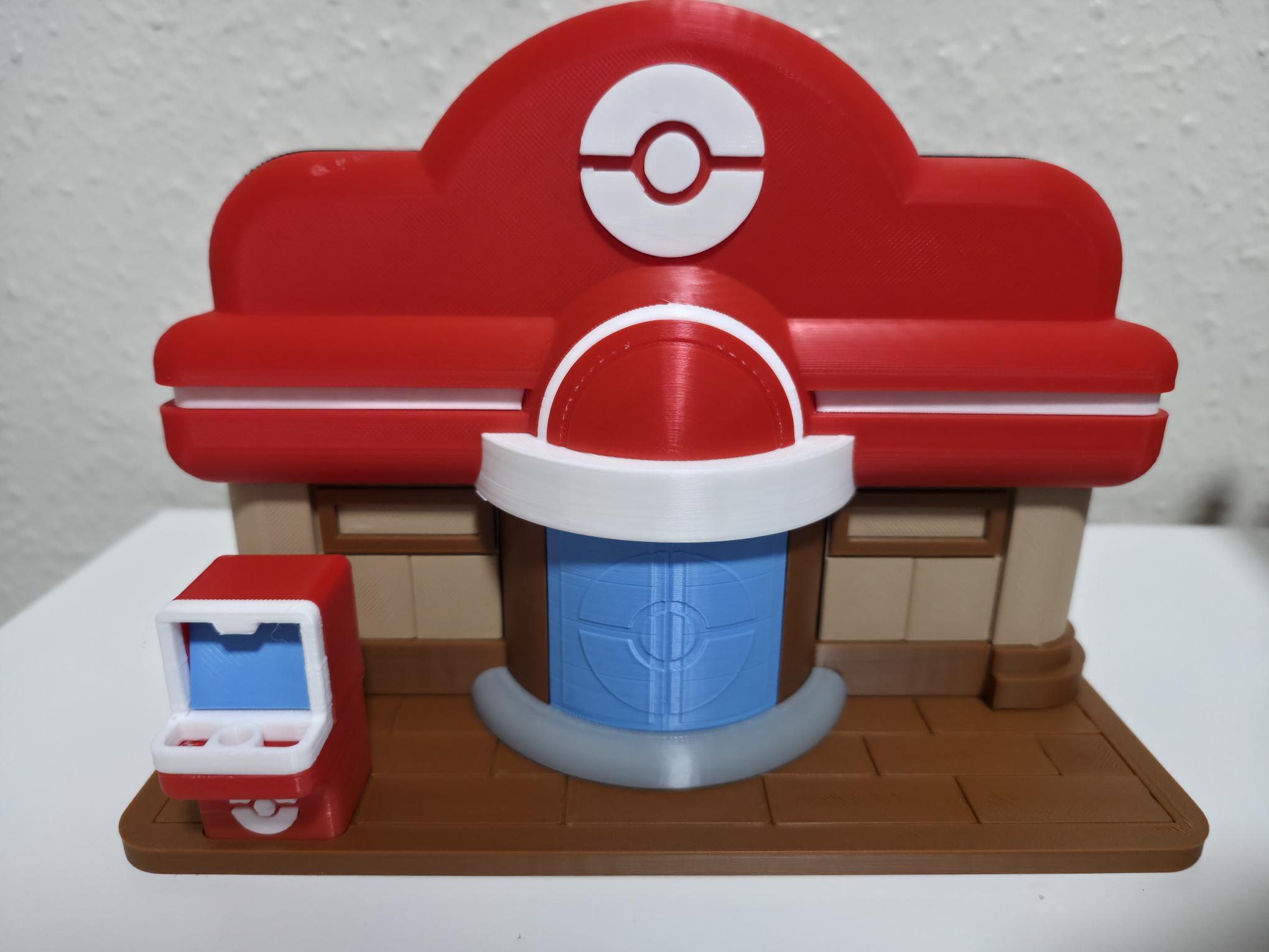 3D Printed Pokopia Pokémon Center Dock Stand – Nintendo Switch 2