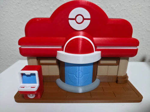 3D Printed Pokopia Pokémon Center Dock Stand – Nintendo Switch 2