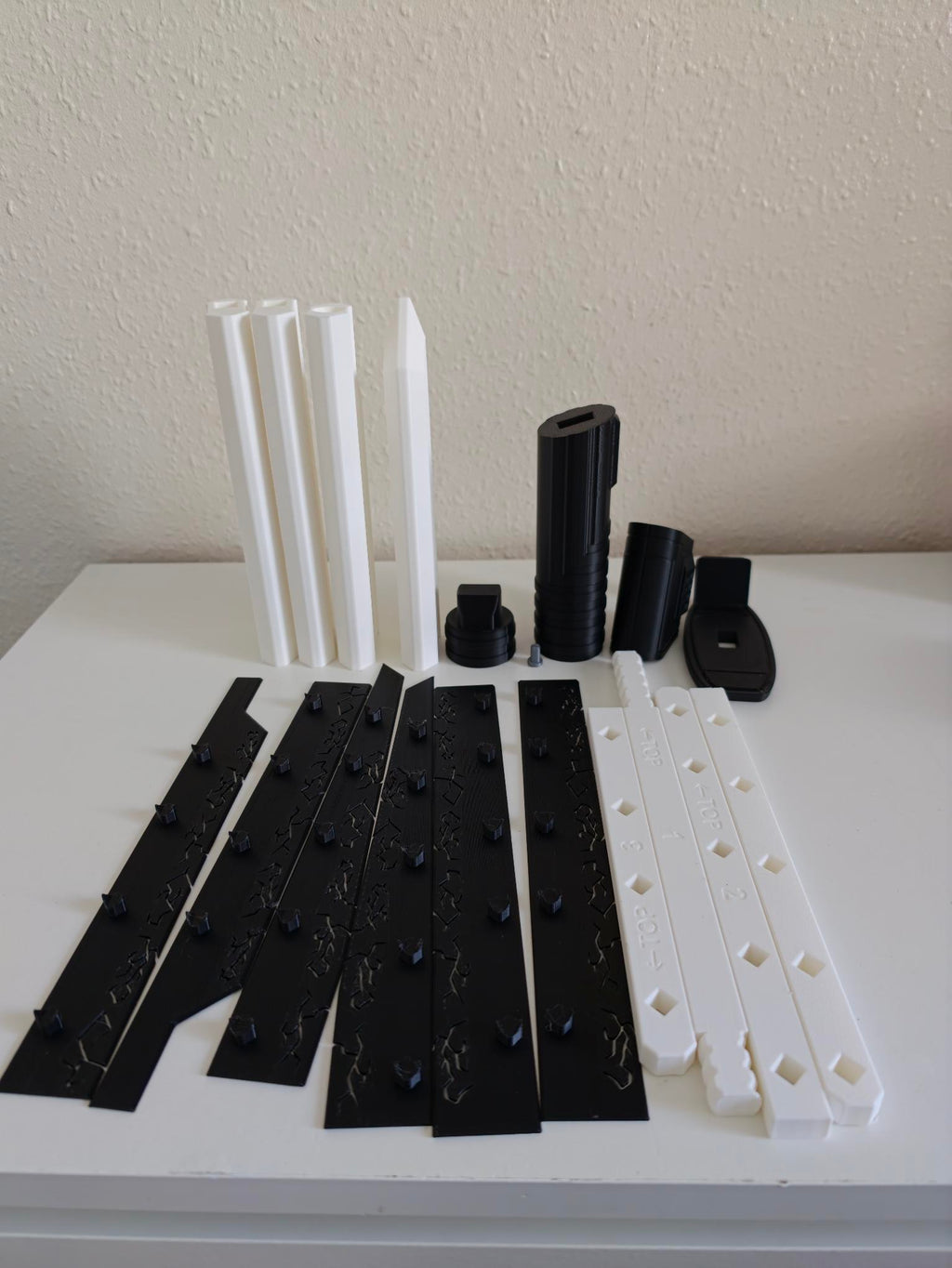 Star Wars Darksaber 3D Printed DIY Kit – Snap Fit Assembly – No Glue Required