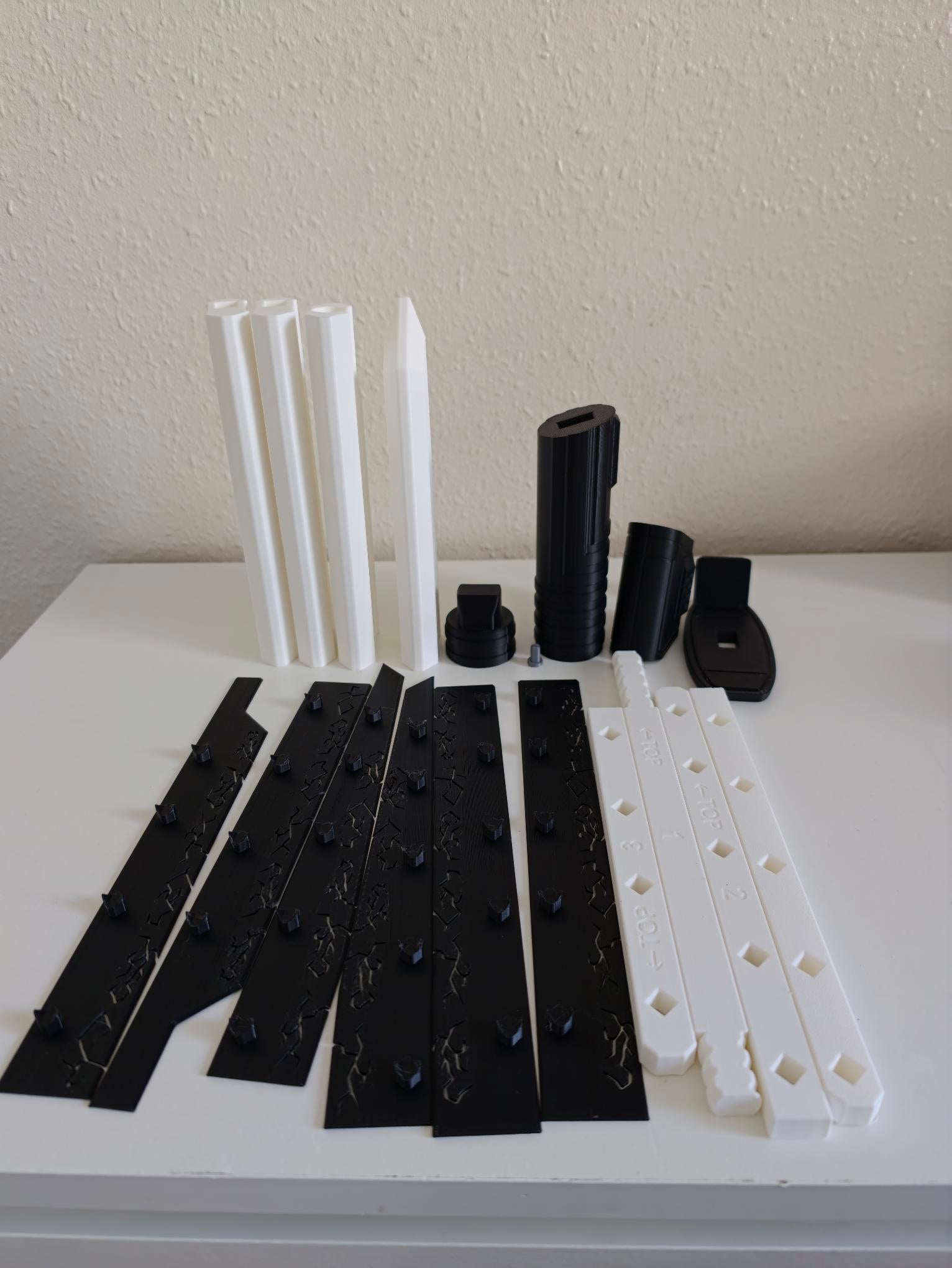 Star Wars Darksaber 3D Printed DIY Kit – Snap Fit Assembly – No Glue Required