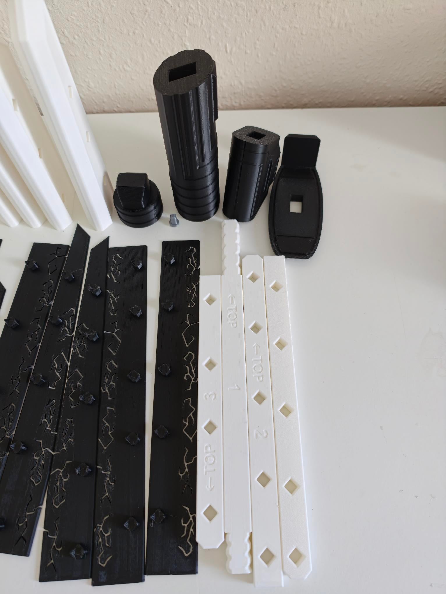 Star Wars Darksaber 3D Printed DIY Kit – Snap Fit Assembly – No Glue Required