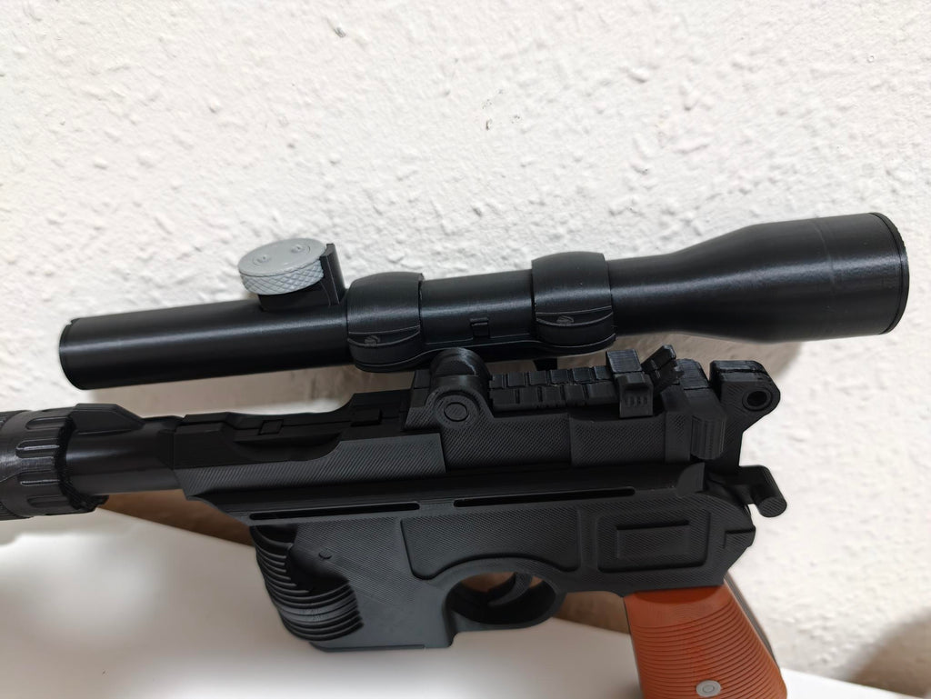 3D Printed Han Solo Blaster Replica – Star Wars Inspired Display Prop