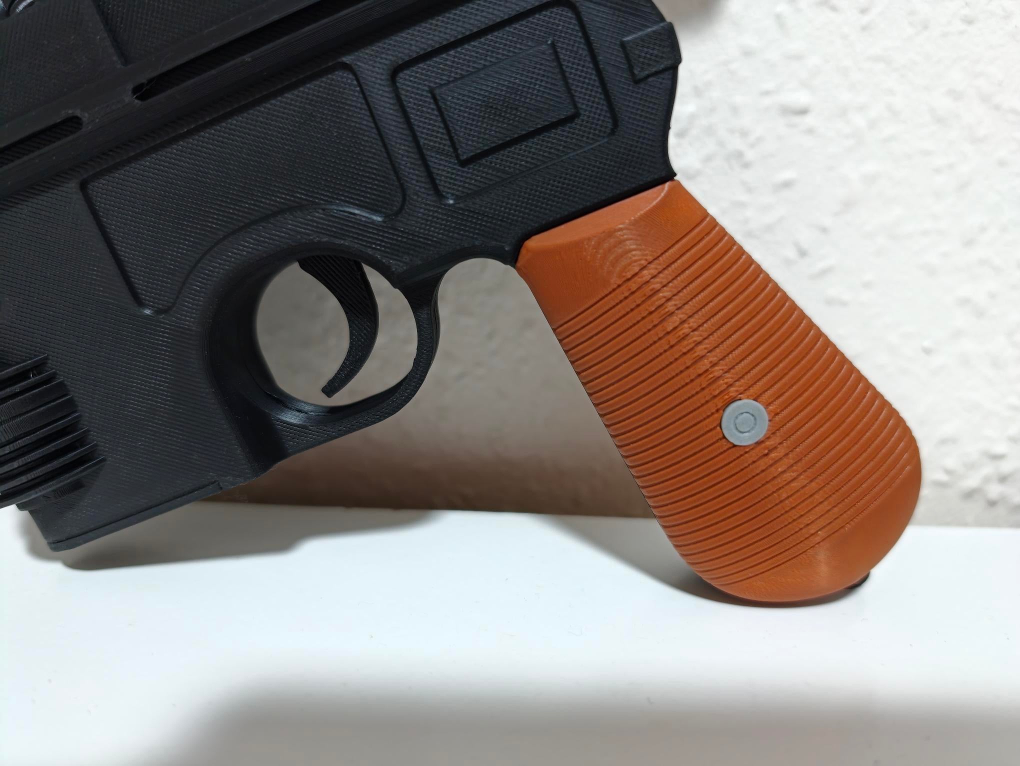 3D Printed Han Solo Blaster Replica – Star Wars Inspired Display Prop