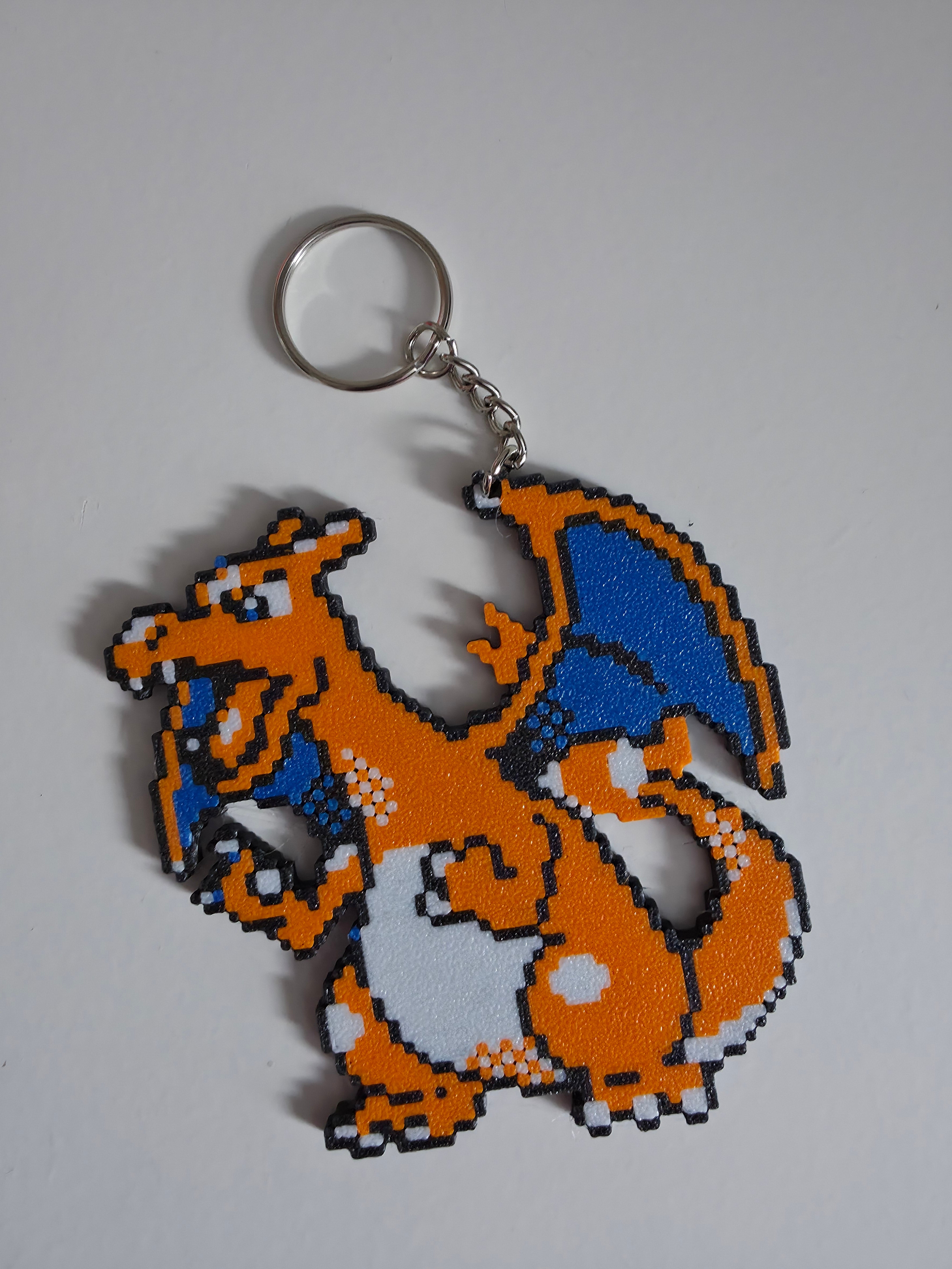8 bit stylized Pokemon keyrings - Choose your favourites
