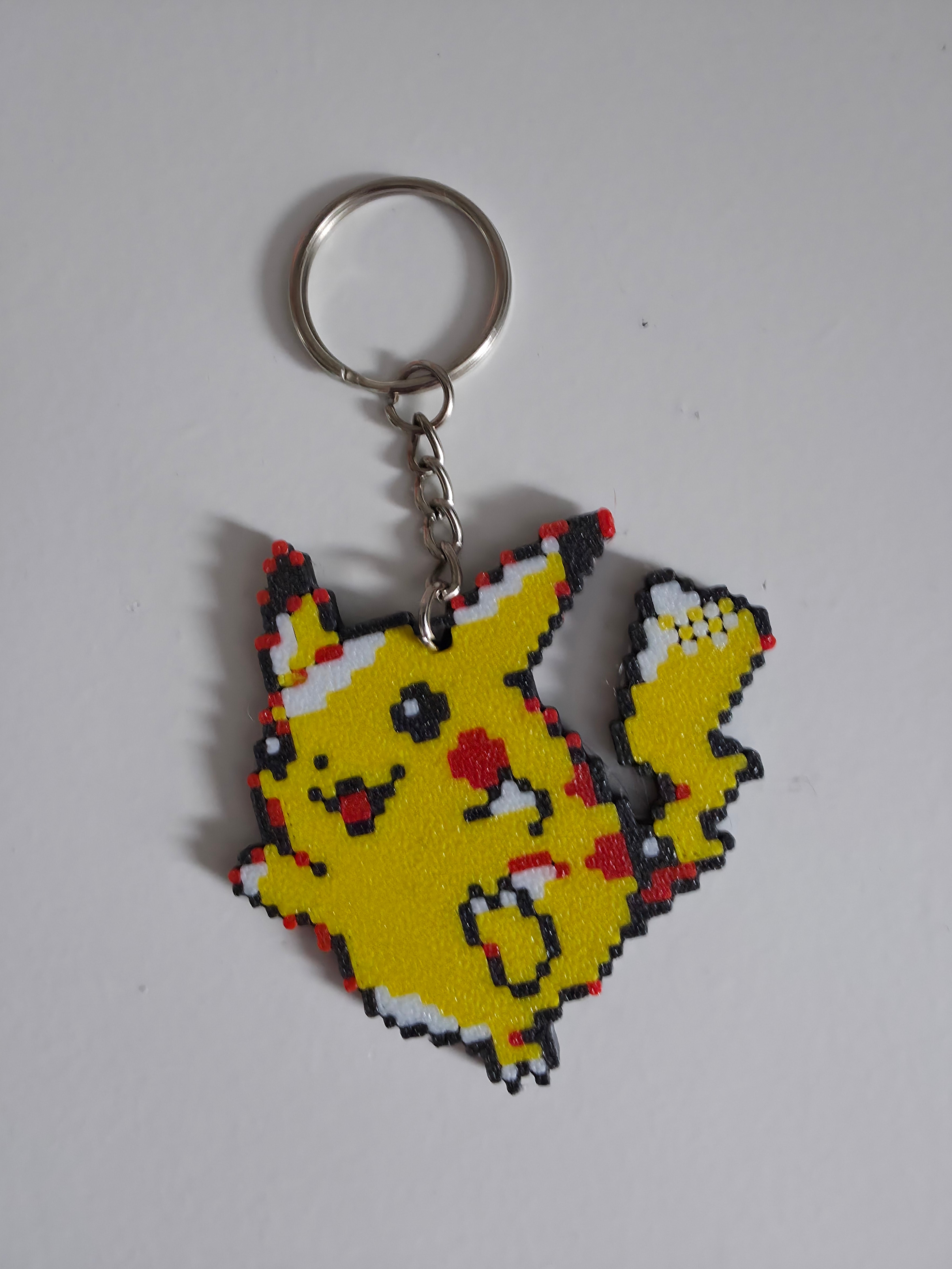 8 bit stylized Pokemon keyrings - Choose your favourites
