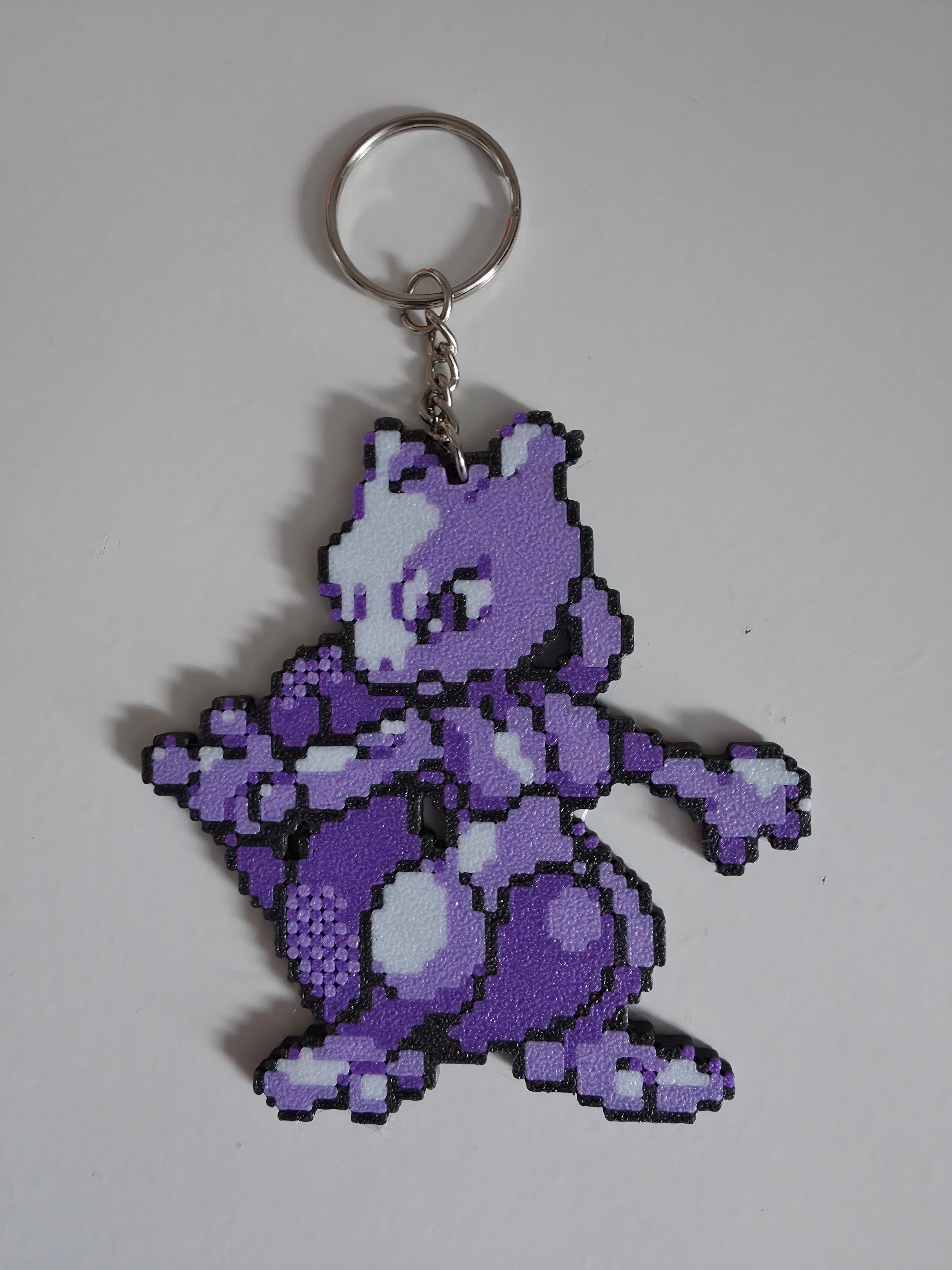 8 bit stylized Pokemon keyrings - Choose your favourites