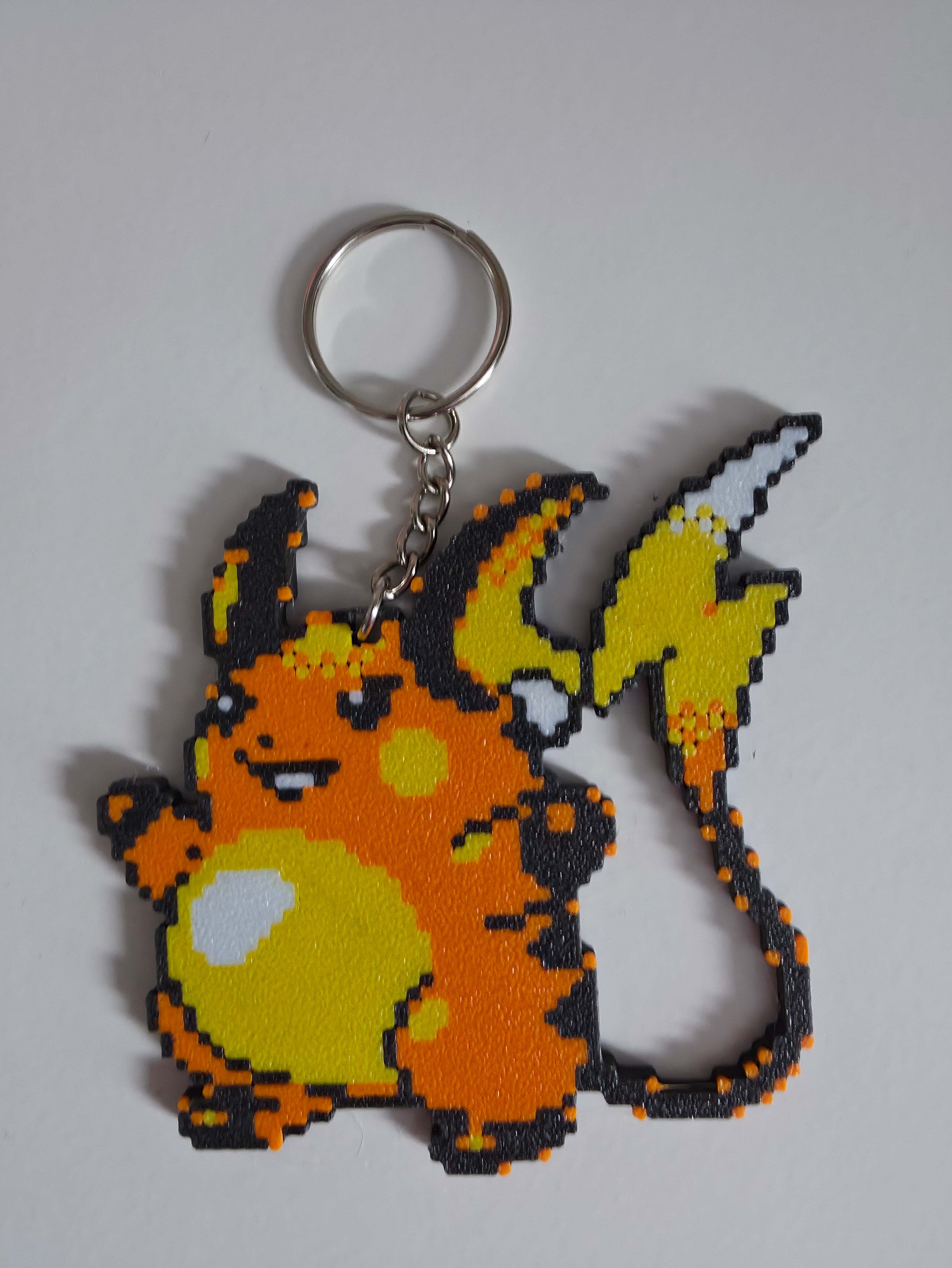 8 bit stylized Pokemon keyrings - Choose your favourites