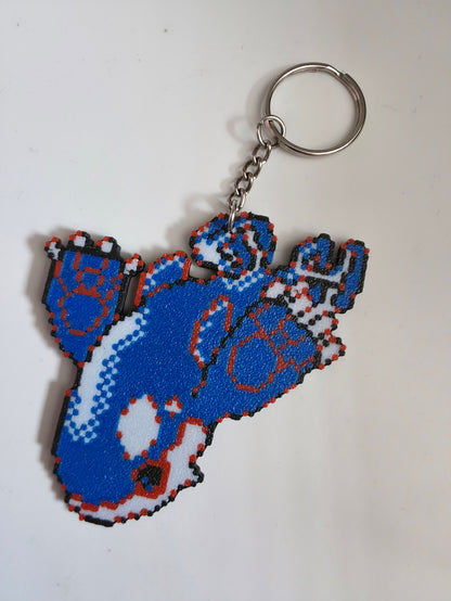 8 bit stylized Pokemon keyrings - Choose your favourites