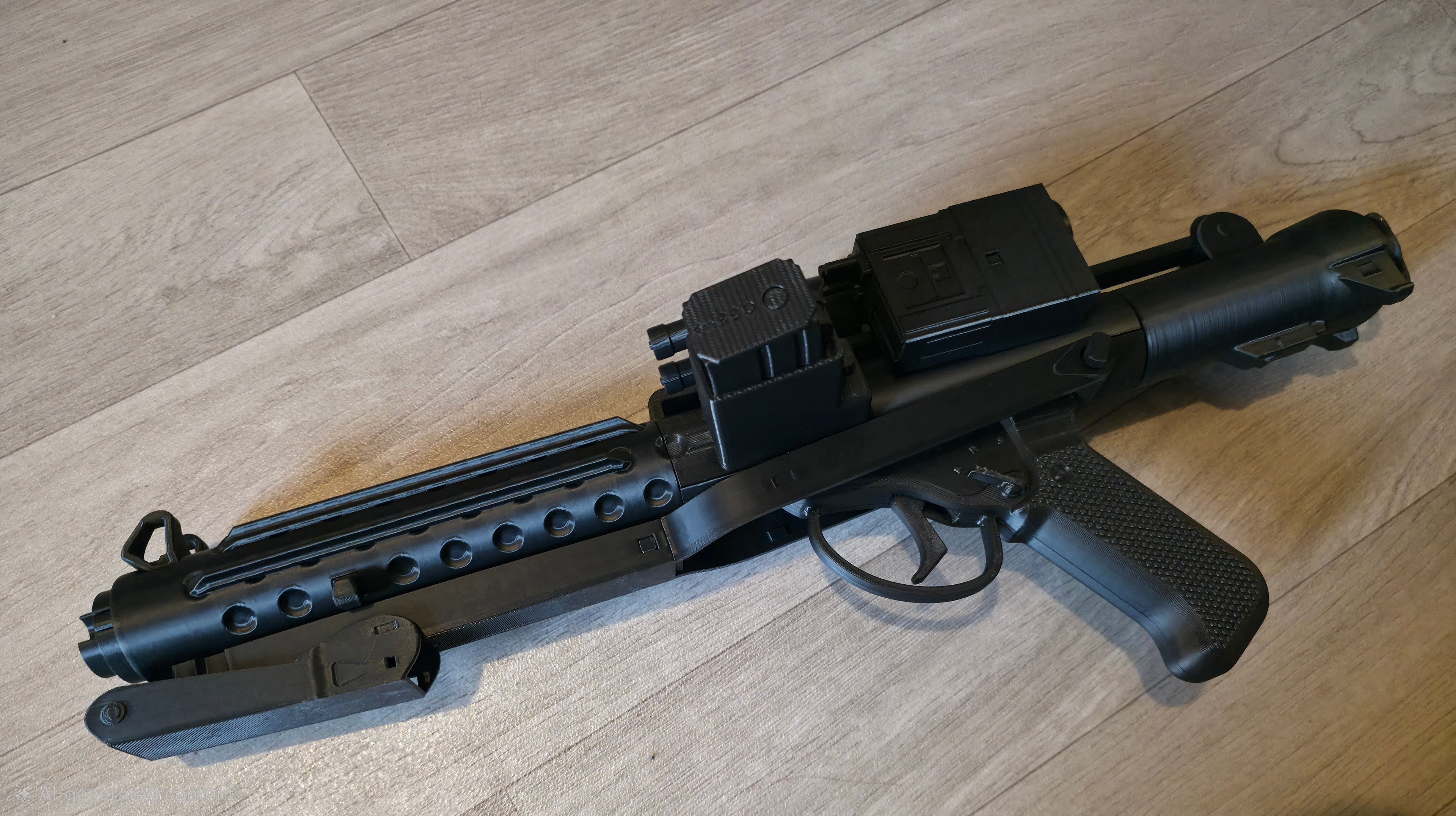 Star Wars–Inspired E-11 Blaster Replica 3D Full-Scale Prop Model Kit