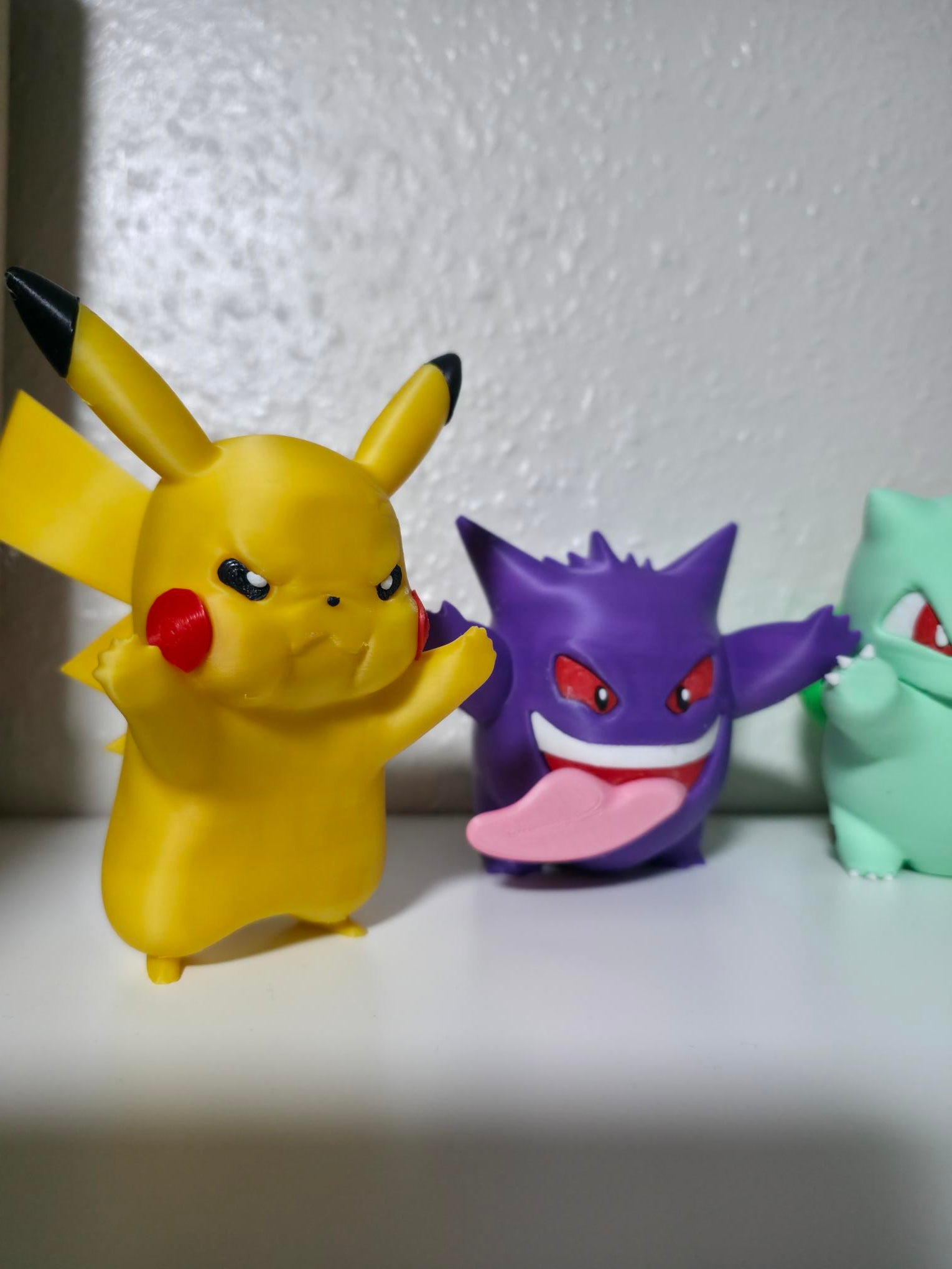 Jealous Pokémon 3D Printed Figure – Angry Window Figure PLA, Smooth Finish