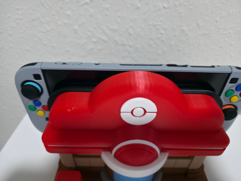 3D Printed Pokopia Pokémon Center Dock Stand – Nintendo Switch 2